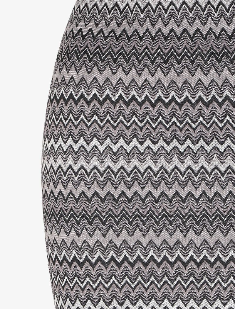 Jupe crayon irisée à imprimé graphique - Gris foncé - 3
