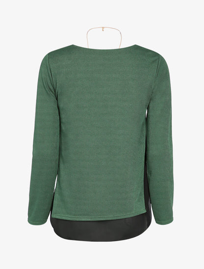 Pull fin superposé d&