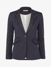 Blazer ajusté à un bouton - Marine - 1