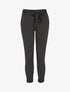 Pantalon 7/8 taille haute coupe carotte - Noir - 1