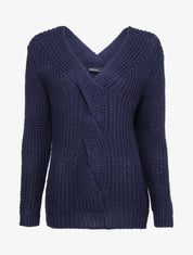 Pull en maille épaisse à détail tressé à l&