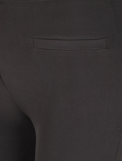 Pantalon taille standard coupe flare - Noir - 3