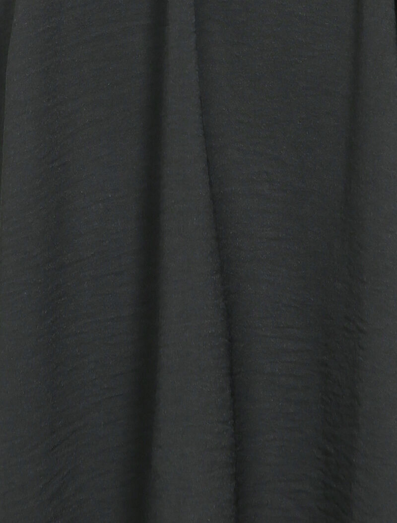 Robe chemise coupe patineuse - Noir - 3
