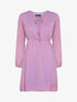 Robe patineuse en plumetis - Lilas - 4