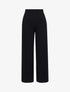 Pantalon en maille douce coupe droite - Noir - 4