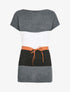 Pull long coupe patineuse - Gris foncé - 3