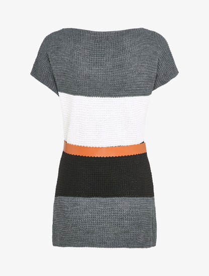 Pull long coupe patineuse - Gris foncé - 2