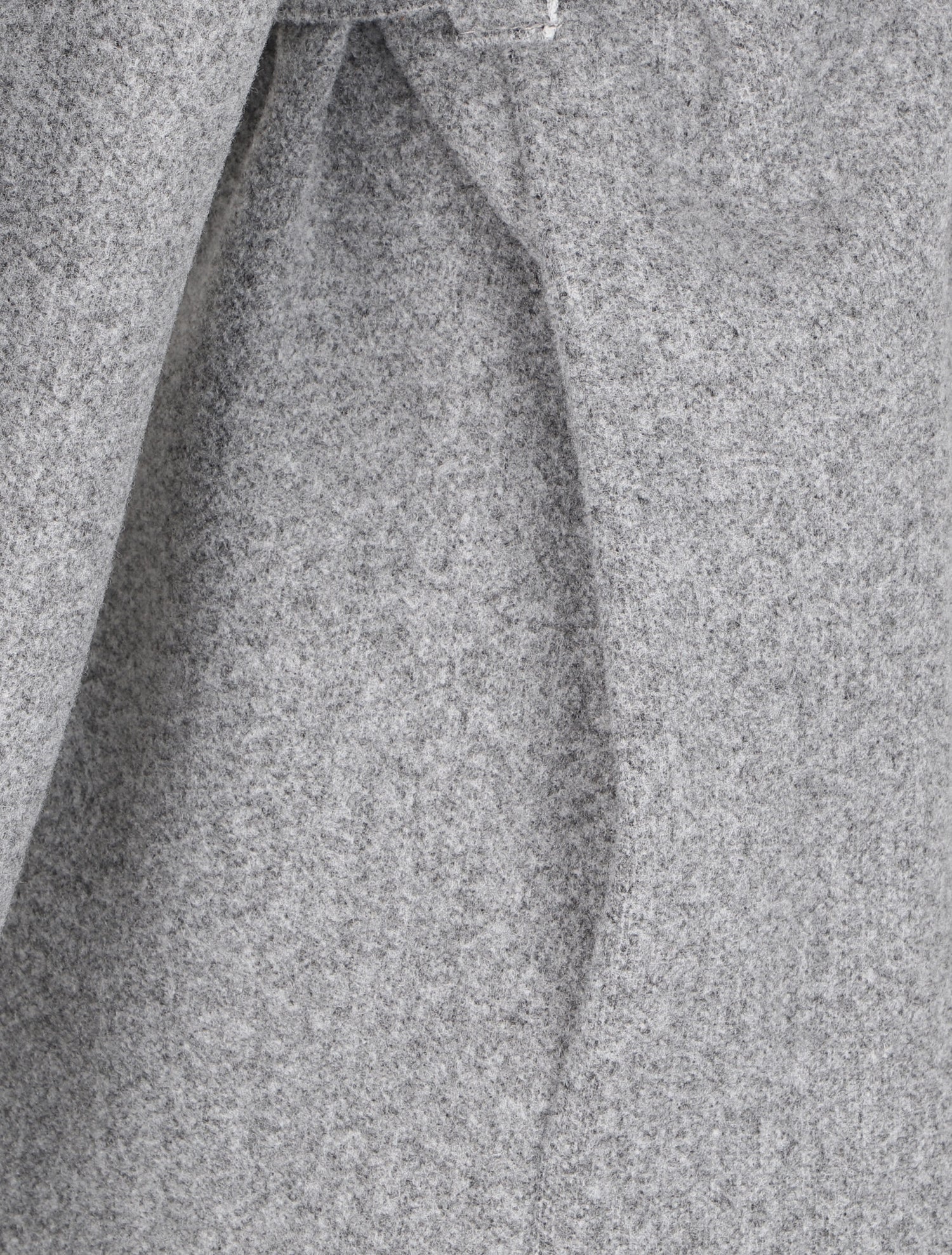 Manteau court à manches bouffantes - Gris chiné - 3
