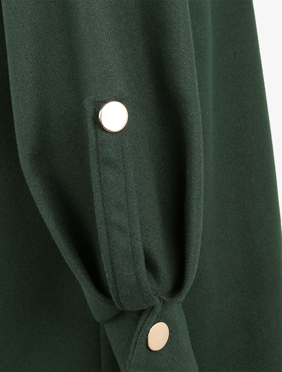Veste à détails dorés - Vert - 3