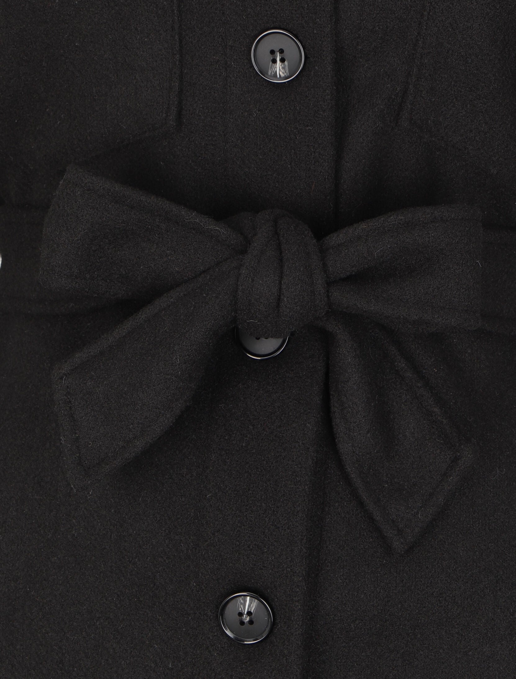 Manteau oversize à poches poitrine - Noir - 3