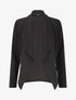 Veste à col châle et poches zippées - Noir - 4