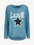 Pull oversize à logo - Bleu - 4