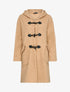 Duffle coat en maille bouclette - Camel - 4
