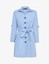Robe chemise ceinturée - Bleu ciel - 1