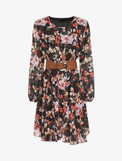 Robe patineuse imprimé fleurs d&