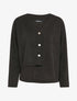 Cardigan à bords asymétriques - Noir - 1