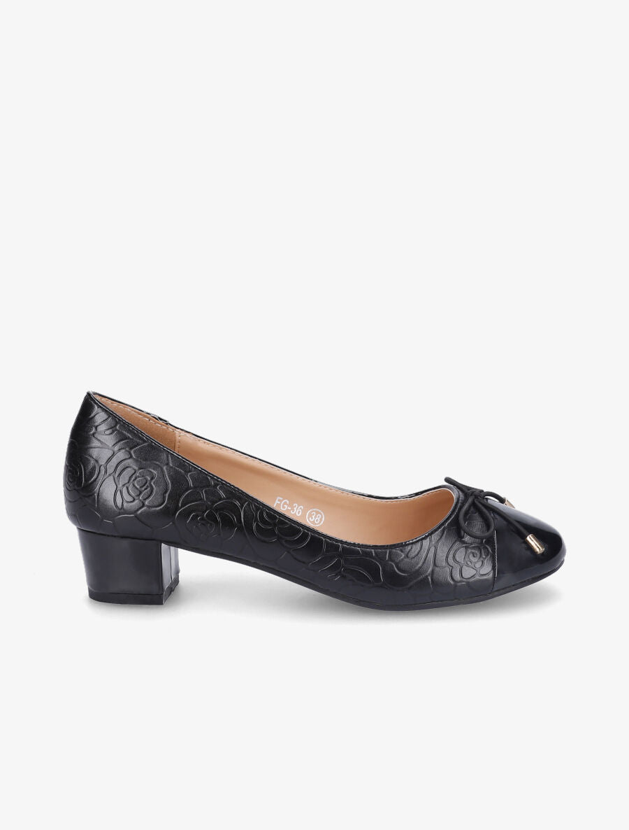 Ballerines roses noir - Noir - 5