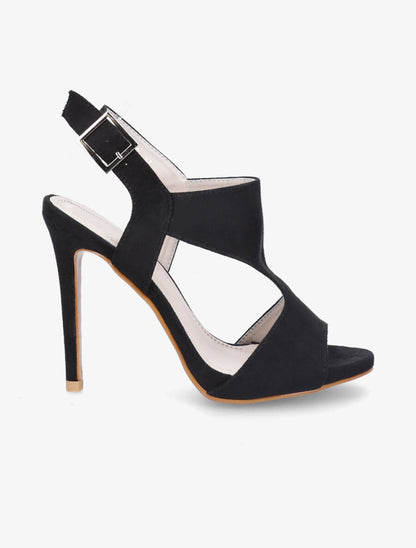 Peep - toes velours noir - 1