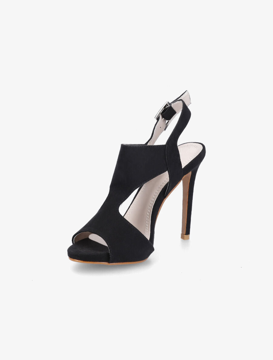 Peep - toes velours noir - 3