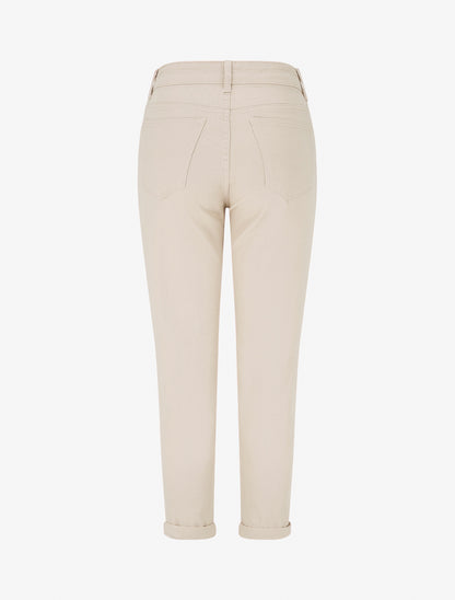 Jean mom taille haute - Beige - 2