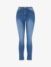 Jean standard haute coupe skinny - Bleu - 1