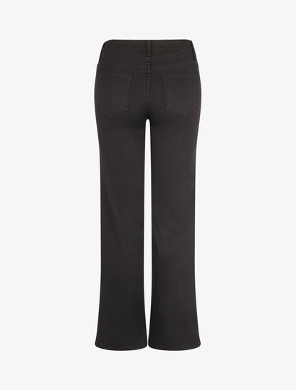 Jean basique coupe droite - Noir - 2