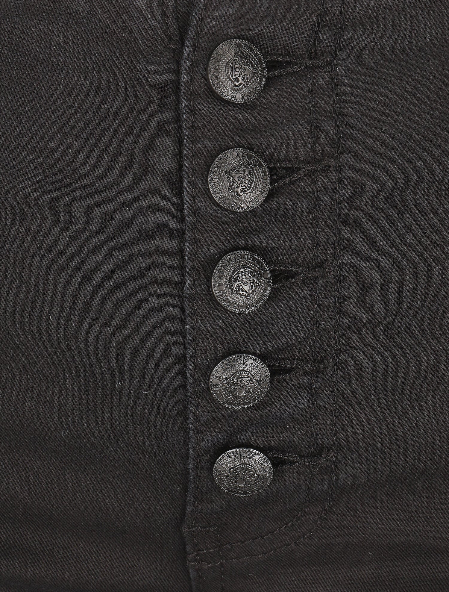 Jean basique coupe droite - Noir - 3