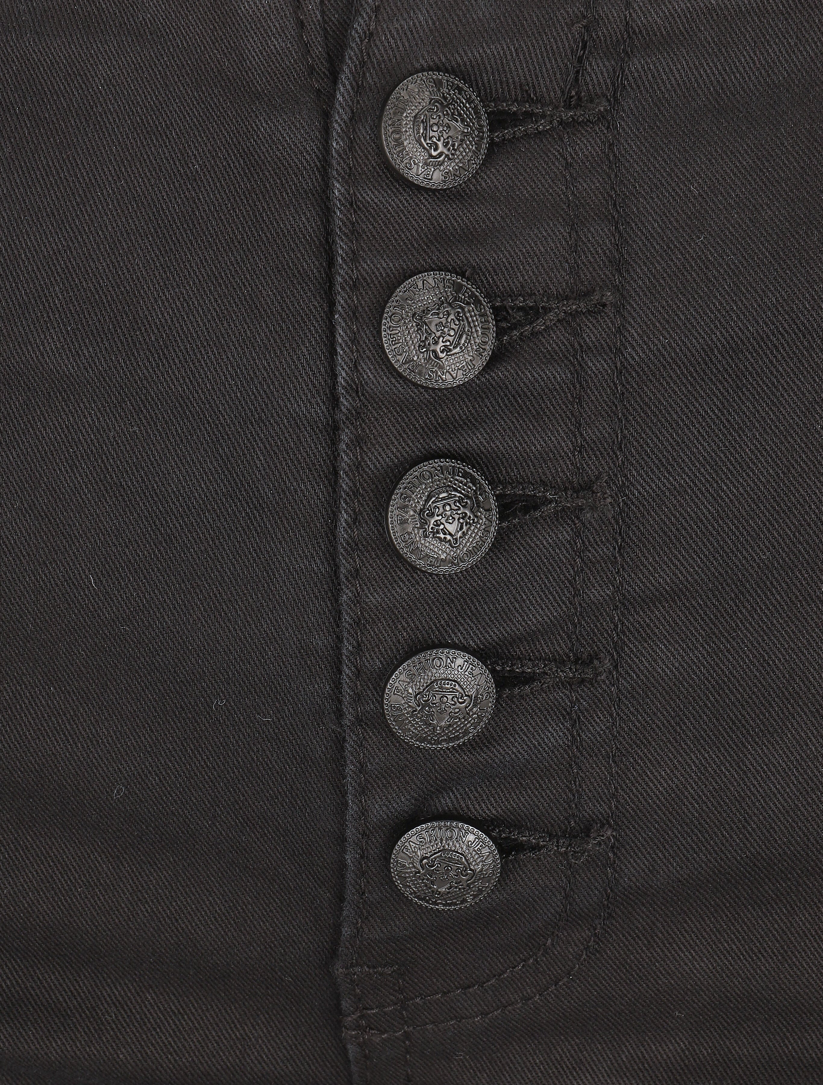 Jean basique coupe droite - Noir - 3