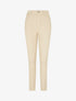 Jean taille haute coupe slim - Beige - 1