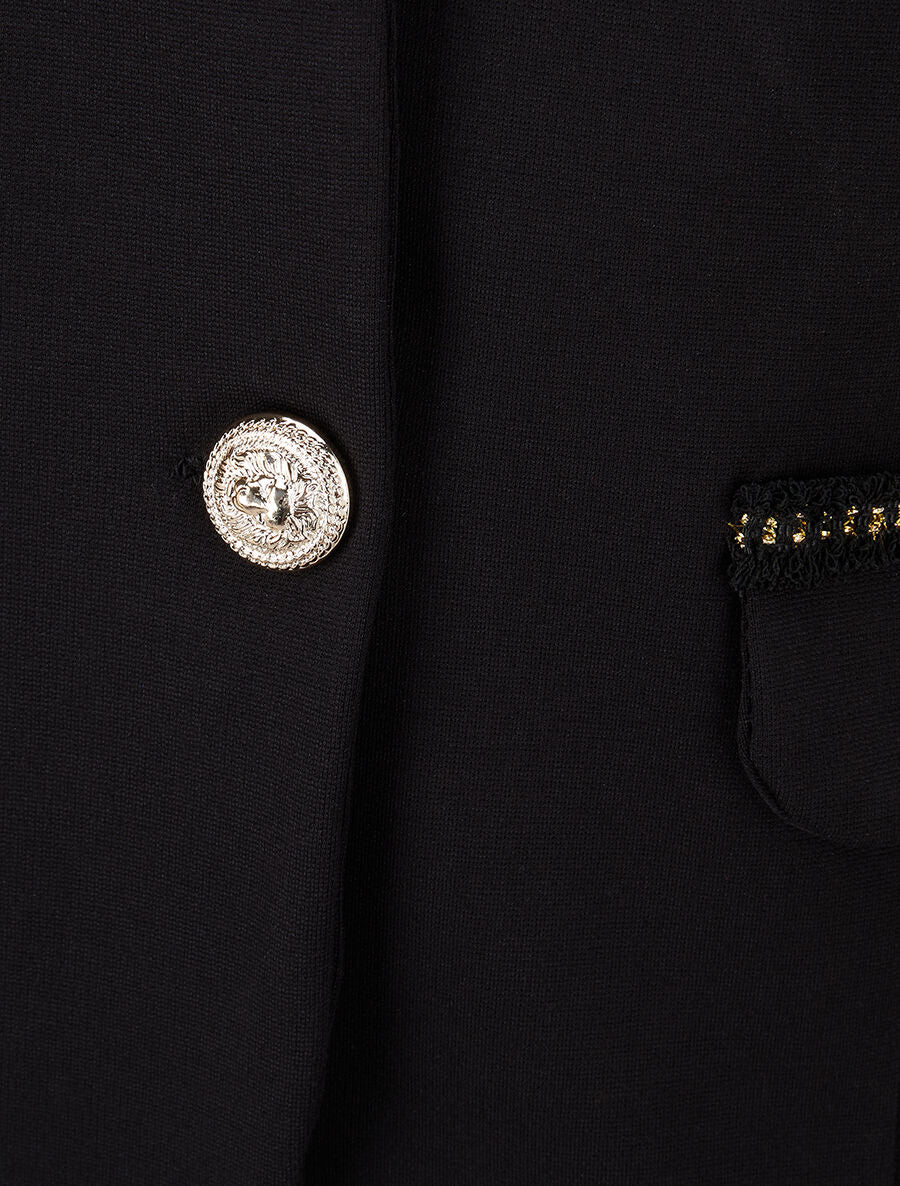 Veste à détails irisés - Noir - 3