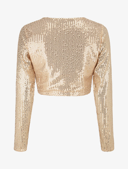Boléro en sequins - Or - 2