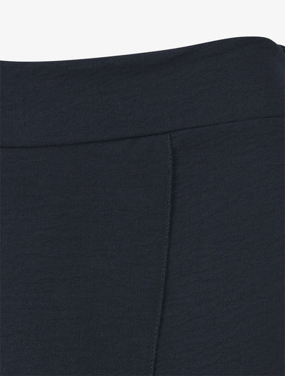 Pantalon fluide à double pans - Marine - 3