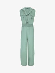 Combinaison droite taille élastiquée - Vert d&