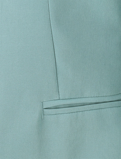 Veste droite à épaulettes - Vert d&