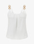 Top droit bretelles fantaisies - Blanc - 4