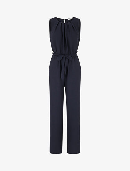 Combinaison droite sans manches - Marine - 1