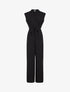 Combinaison sans manches unie coupe droite - Noir - 1