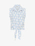 Chemise sans manches à nouer imprimé 70&