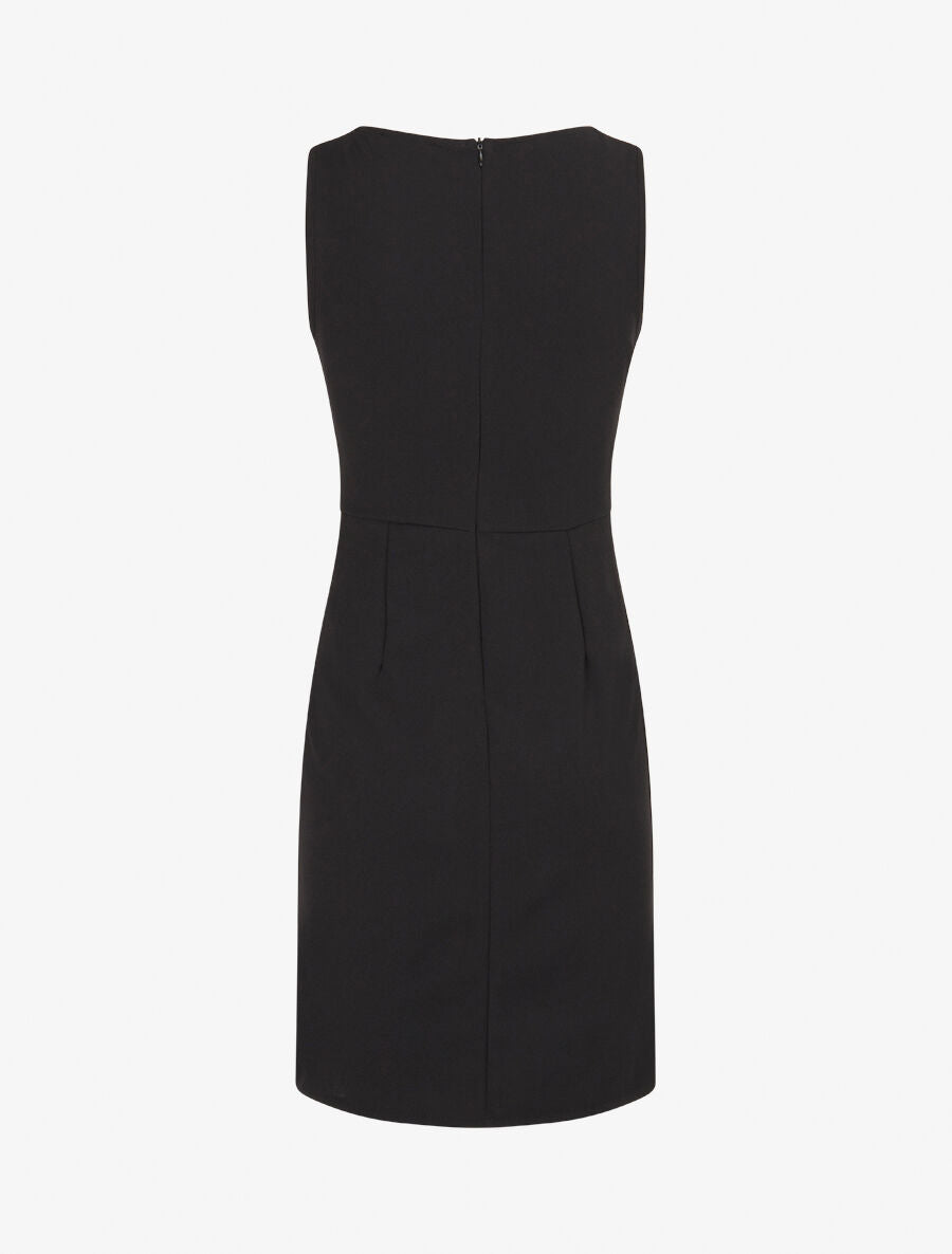 Robe moulante à bande tressée pailletée - Noir - 2
