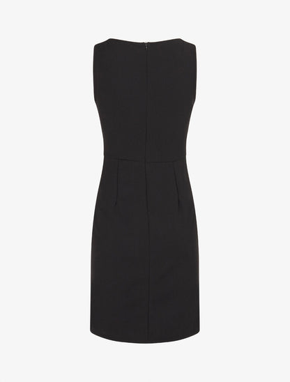 Robe moulante à bande tressée pailletée - Noir - 2