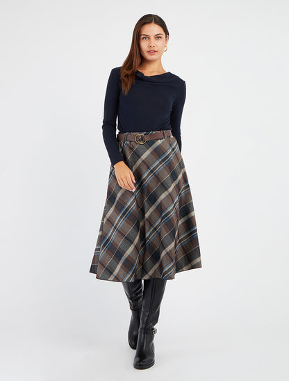 Pull à col bénitier et dos en crochet - Marine - 8