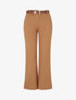 Pantalon droit basique ceinturé - Camel - 1