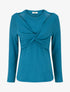 Pull uni croisé trompe l&