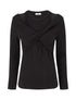 Pull uni croisé trompe l&