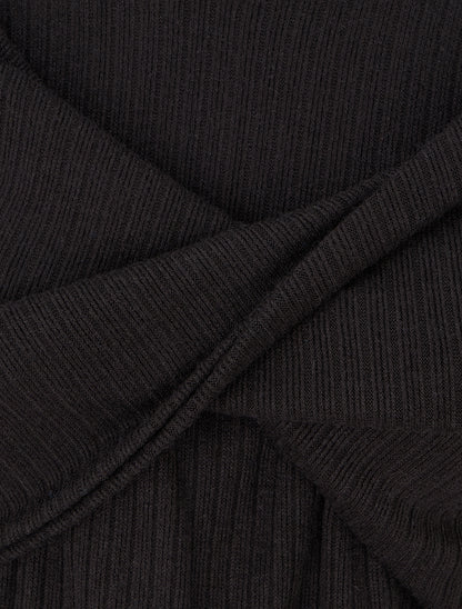 Pull uni croisé trompe l&