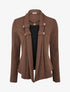 Pull effet gilet en superposition irisé - Marron - 1