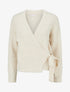 Gilet à nouer à détail irisé - Beige - 1