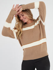 Jersey de rayas irisadas - Topo
