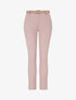 Pantalon droit uni - Vieux rose - 1