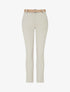 Pantalon droit uni - Beige - 1
